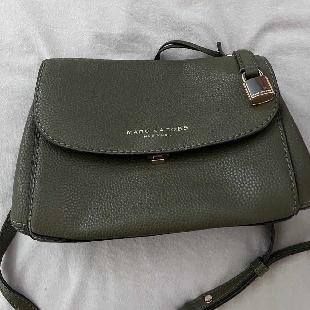 Marc Jacobs Dark Green Crossbody Bag